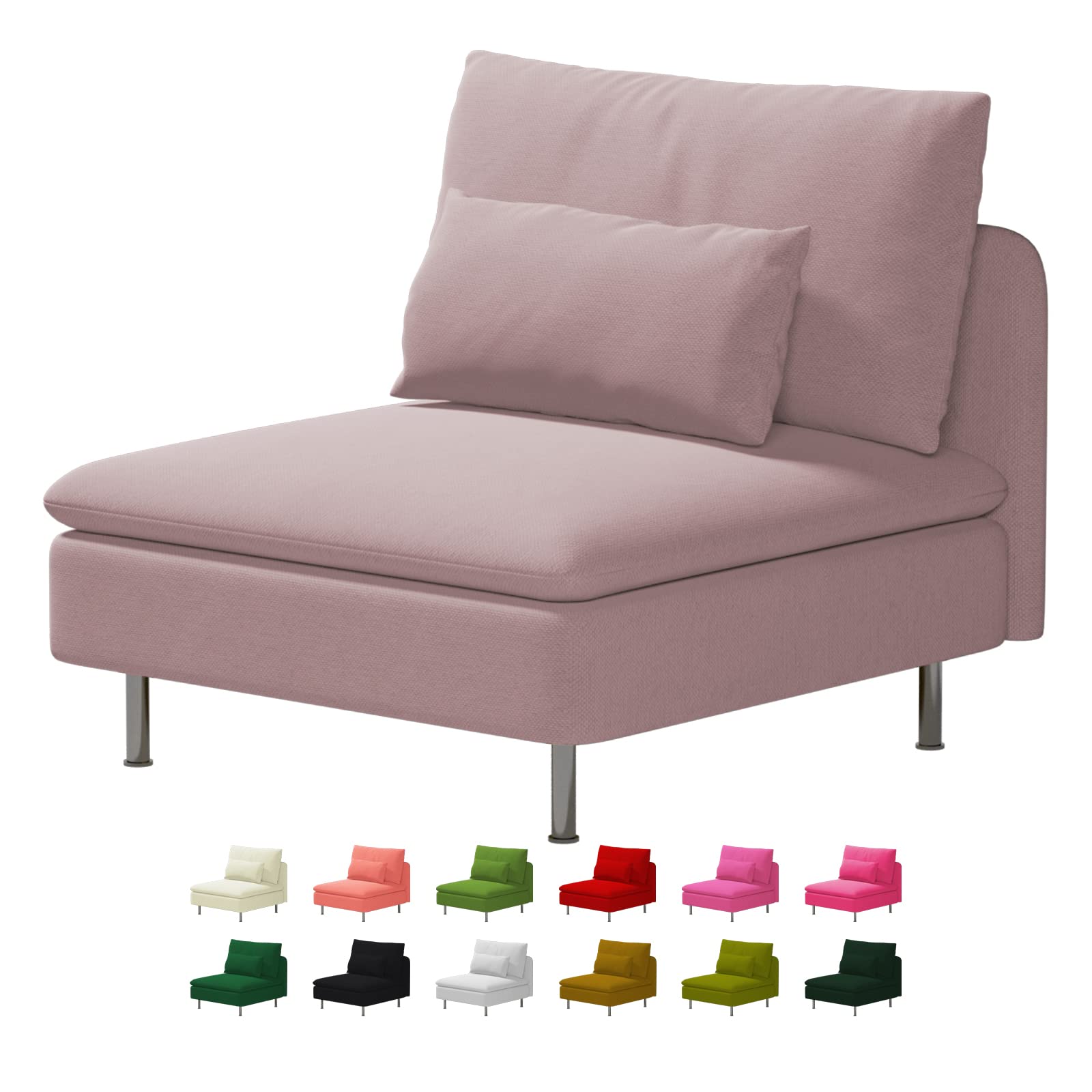 Custom Made Soderhamn 1 Seater Sofa Velvet