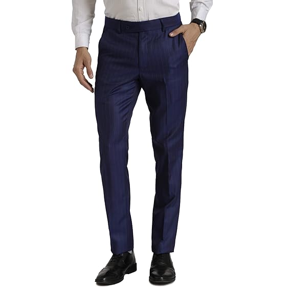 striped formal pants mens