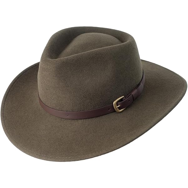 Classic Italy Fedora Wool Felt Fedora Hat Packable Water Repellent
