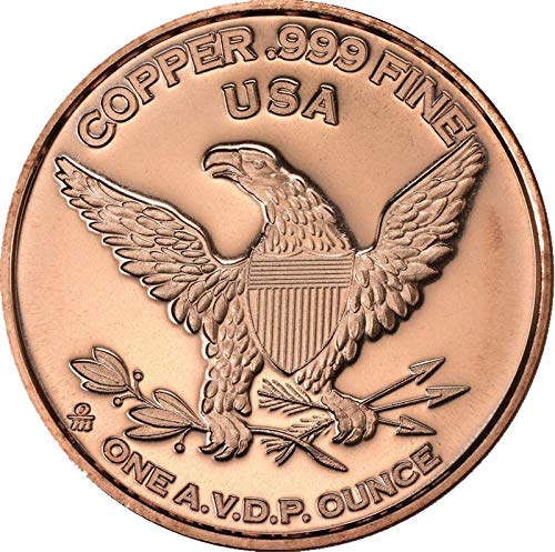 Jig Pro Shop Private Mint 1 oz .999 Pure Copper Round/Challenge Coin (Megalodon Shark)
