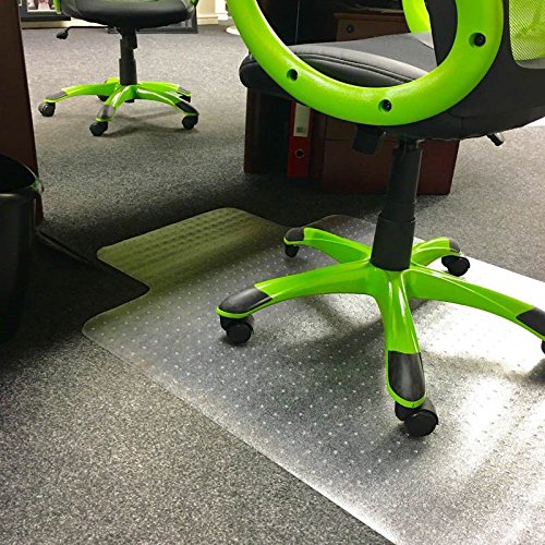 5 Star Chair Mat Hard Floor Protection PVC W900xD1200mm Clear/Transparent Amazon.co.uk Kitchen