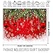 Allenjoy 10x8ft Snowflake Christmas Backdrop for Winter New Year Eve Photography Family Party Birthday Glitter Bokeh Sparkle Red Merry Xmas Background Baby Shower Decoration Photo Booth Props