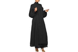 KANSOON Two Piece Fall Outfits for Women Long Lantern Sleeve Slit Sweater Dress and Maxi Tulle Skirt Set with Belt