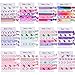 SIQUK 60 Pieces Unicorn Hair Ties Colorful Hair Elastics Ponytail Holder Hair Bands for Girls
