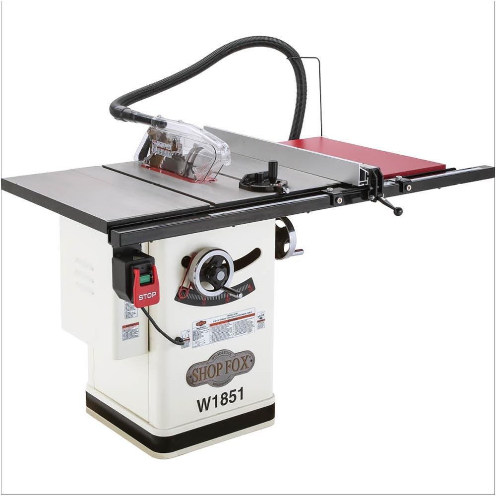 Shop Fox W1851 Hybrid Table Saw with Extension Table