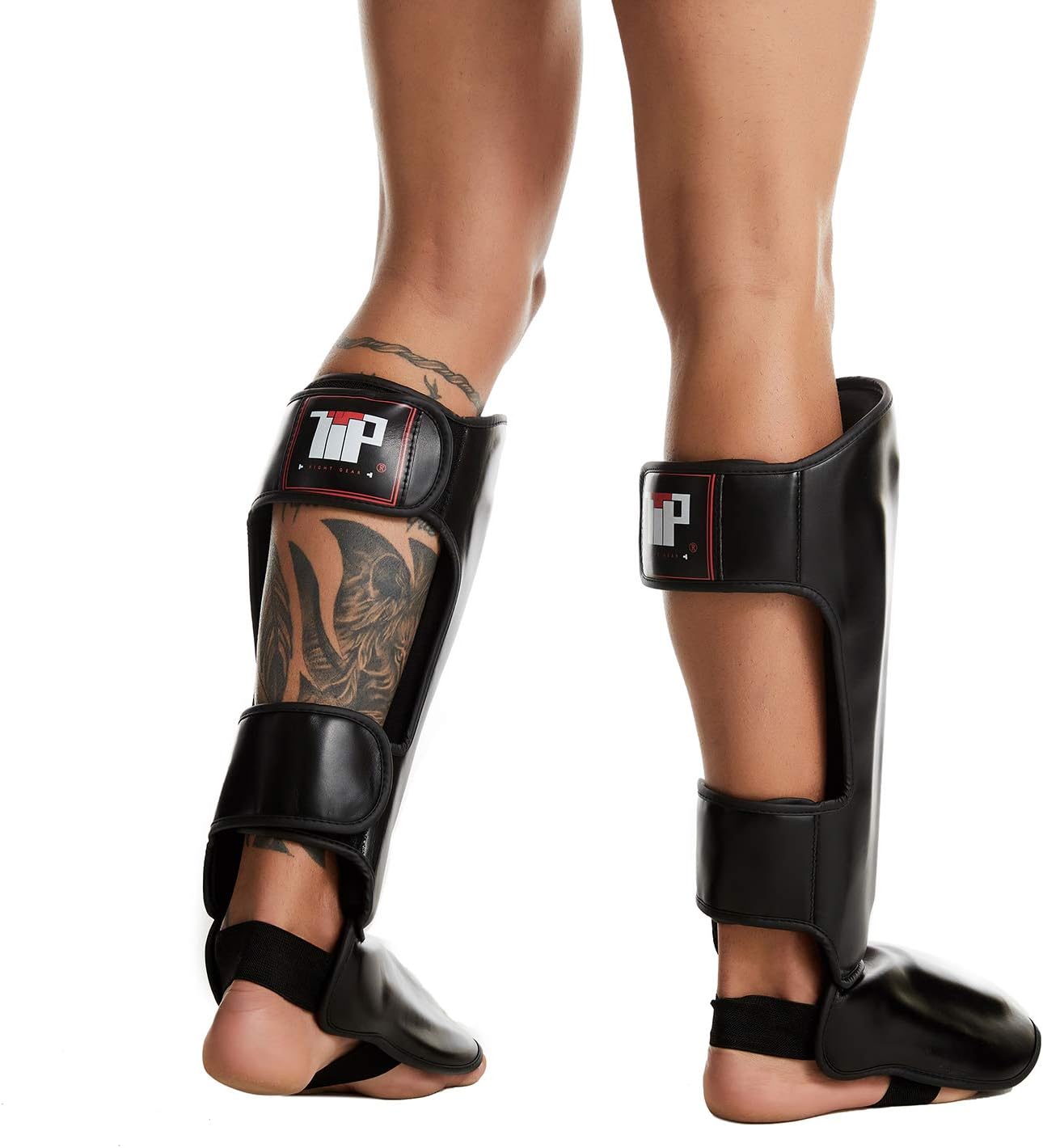 Boxing Training & MMA Fighting Approved by SMMAF Maya Hide Leather Muay Thai Instep Leg Protective Gear Great Protector Pads for Martial Arts, Sparring, Kickboxing, BJJ, Karate : Sports & Outdoors