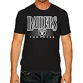 Team Fan Apparel NFL Adult Overtime Blueprint Tag-Less T-Shirt, Unisex Football Tee, Soft Comfortable Cotton, Retro Vintage