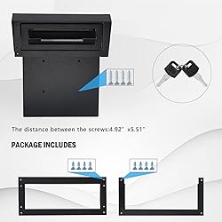 xydled Heavy Duty Mail Box with Key