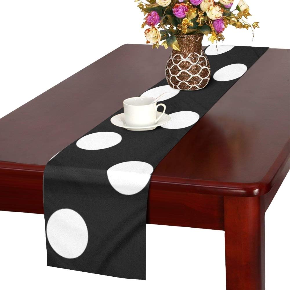 Amazon Com Movtba Tumblr Static Pattern Dots Black White Table
