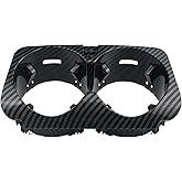 Osompar Center Console Cup Holder Insert (Carbon Fiber) Compatible with 2015-2021 Mercedes-Benz W205 W213 W253 W257 W447 C E GLC Class Replaces A2056800691