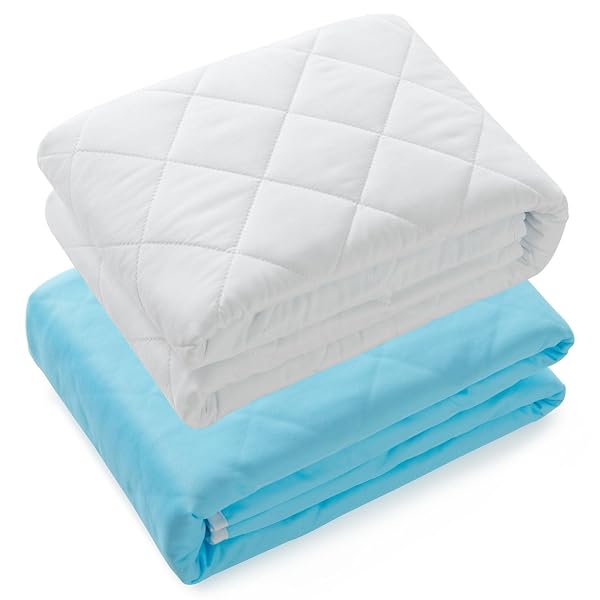 KANECH 44″X52″ WASHABLE WATERPROOF BED PADS (2 PACK)...