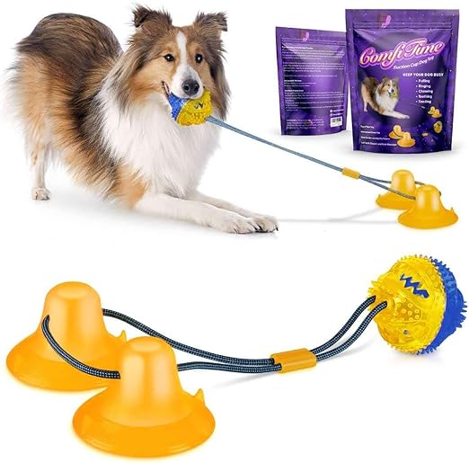 suction cup dog toy ball