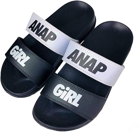 Amazon シャワーサンダル 女子 Anap アナップガール ガールズ レディース ビーチサンダル スライド サンダル スポサン シャワサン スポーツサンダル Fo Sdl01 ブラック 24cm プールトイ おもちゃ
