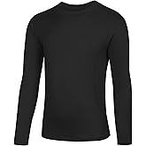 Arcleisthe Boys' Girls' Compression Shirt Long Sleeve, Quick Dry Football Baseball Sports Baselayer Crewneck Undershirt