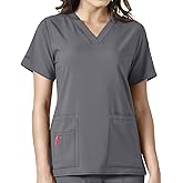 Carhartt Cross-Flex Scrubs for Women, V-Neck Scrub Tops