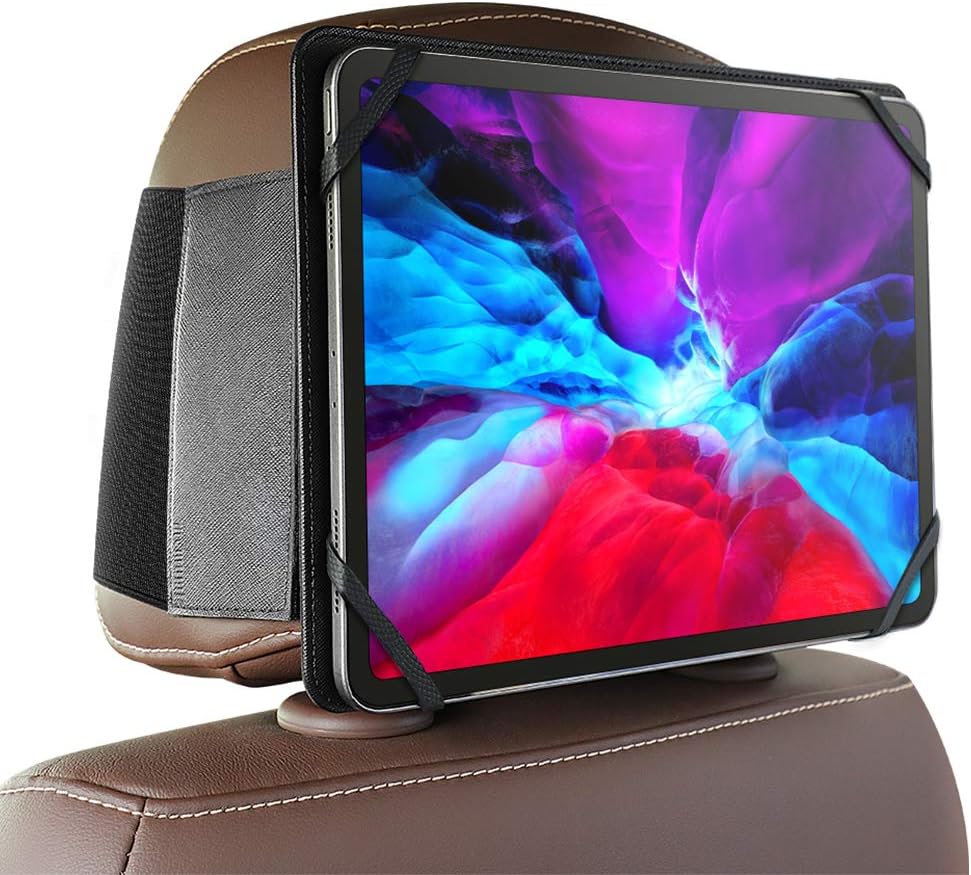memumi 𝟐𝟎𝟐6 𝗨𝗽𝗴𝗿𝗮𝗱𝗲𝗱 Car Headrest Holder for Tablet Car Headrest Mount Universal Stand for 2020 iPad Pro 9.7, 10.2, 11