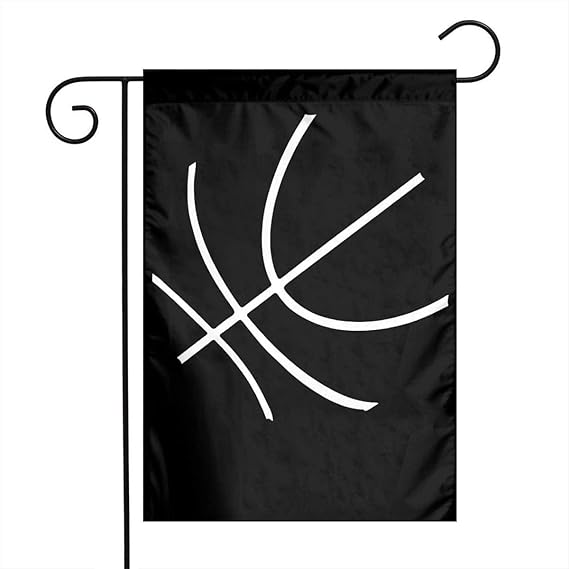 KWSAAXD NRBYE Basketball Printed1 Vertical One Sided Polyester Garden Flag Banner