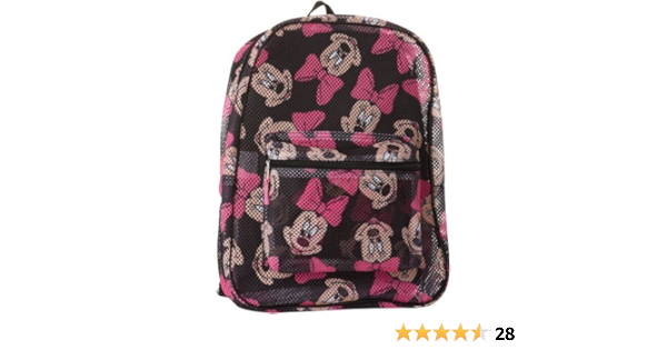 minnie mouse mesh backpack