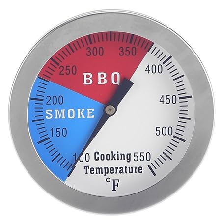 BESTVECH Stainless Steel BBQ Grill Meat Food Thermometer Dial Temperature Gauge