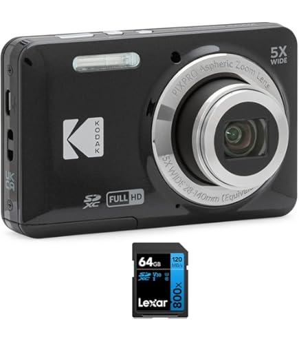 Amazon.com : KODAK Pixpro FZ55 Digital Camera Bundle, Includes