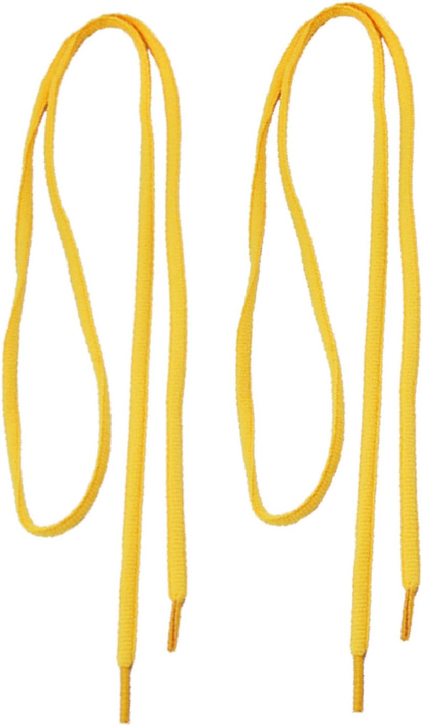 uxcell 2 PCS Yellow Sports Tennis Shoes Shoestring Latchets: Health & Personal Care