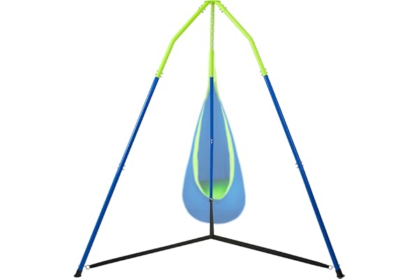 FUNLIO Sensory Swing Stand for Multi Use - Heavy Duty Steel Swing Stand | Swing Stand for Sensory or Pod Swing & Hammock, 240