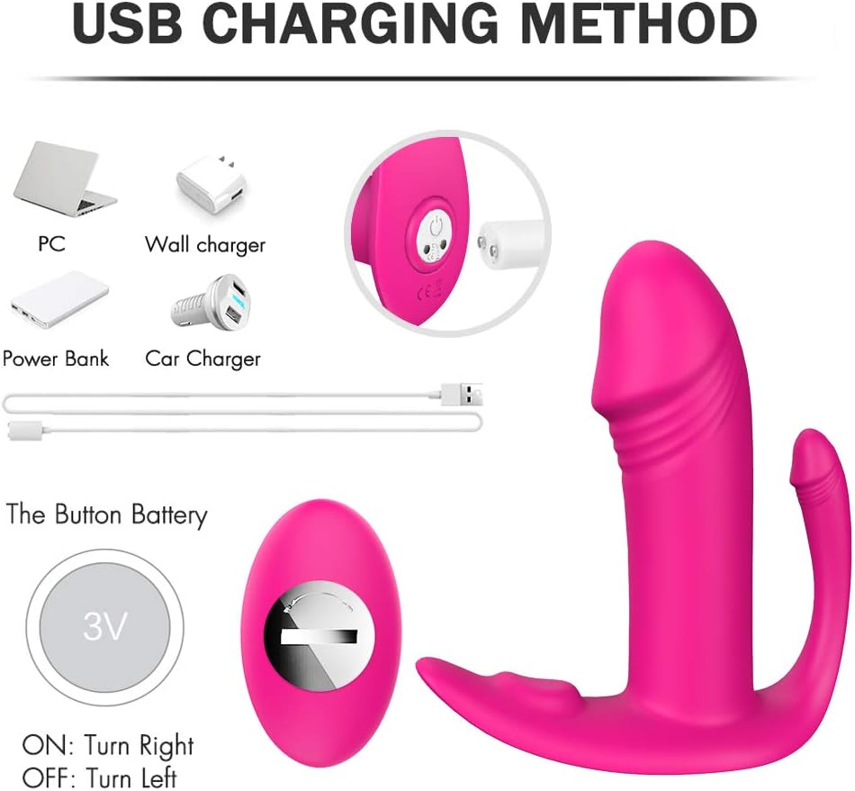 Clǐt-ori-al Wearable Best Gift for Women Vibrantor Modes Vibration Clítoris Waterproof Vibràntor Vịbrạntor Ạdṵllt Tọys Stimulation USB Charging