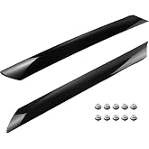 X AUTOHAUX Pair Windshield A-Pillar Trim Panel for Kia Soul 2010-2013 Driver and Passenger Outer Side Replaces 861802K500 861702K500 Front Left and Right
