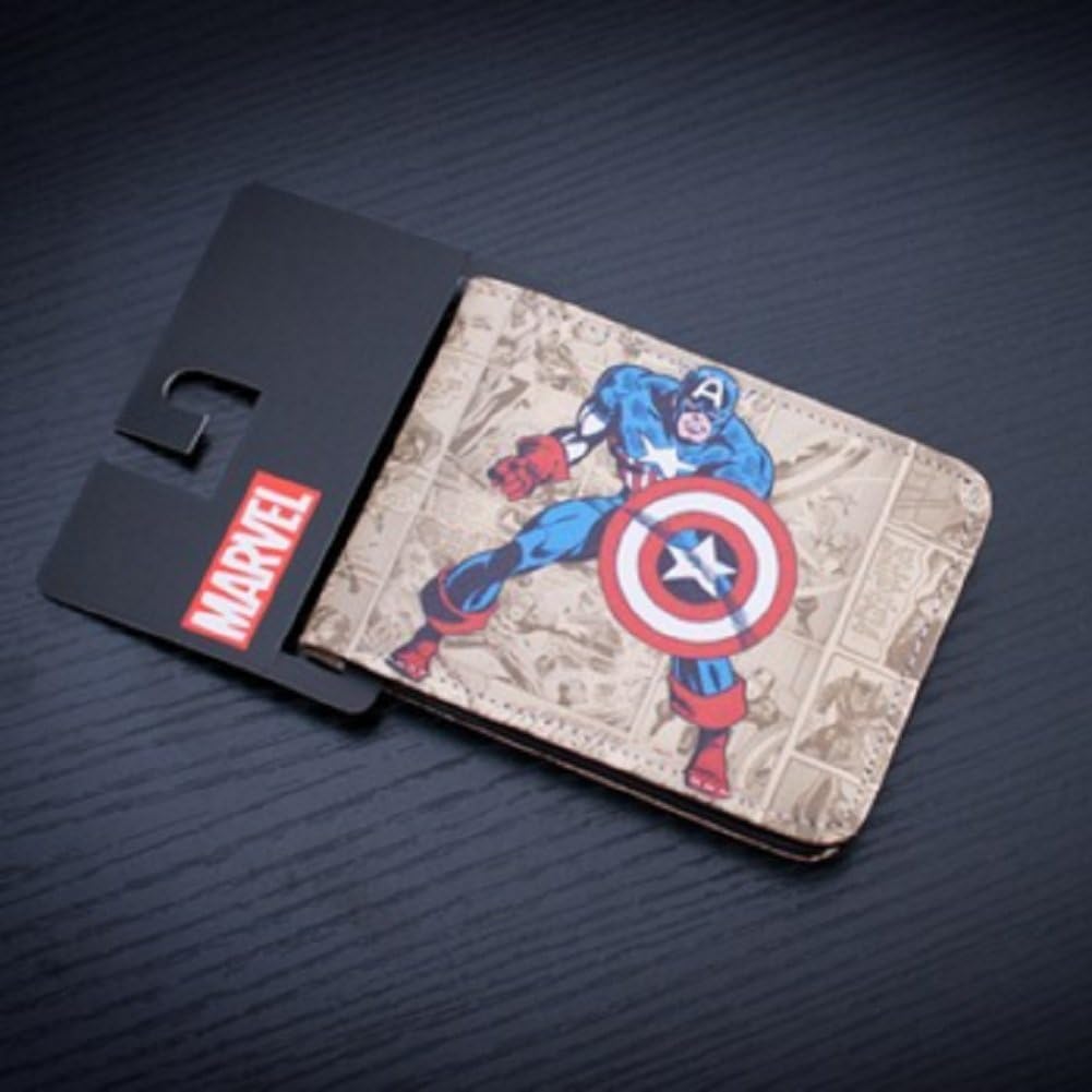 Comics Dc Marvel the Avengers Hulk/iron Man Thor/captain America/superman Purses Logo Credit Oyster License Card Holder Wallet