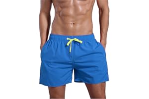 QRANSS Surf Men's Quick Dry Swim Trunks Bathing Suit Beach Shorts