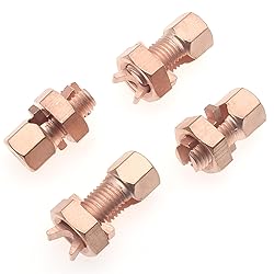 FDXGYH 4 Pack Grounding Split Bolt Connector Copper
