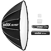 Godox QR-P150T 150cm/59in Quick Release Parabolic Softbox Professional Foldable Softbox Reflector with Standard Bowen Mount &