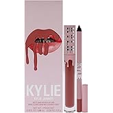 Kylie Cosmetics Matte Lip Kit - 301 Liquid Angel for Women - 2 Pc 0.10oz Matte Liquid Lipstick, 0.03oz Lip Liner
