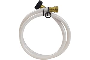 Valterra W01-5048 AquaFresh High Pressure Drinking Water Hose - 1/2" x 4', White