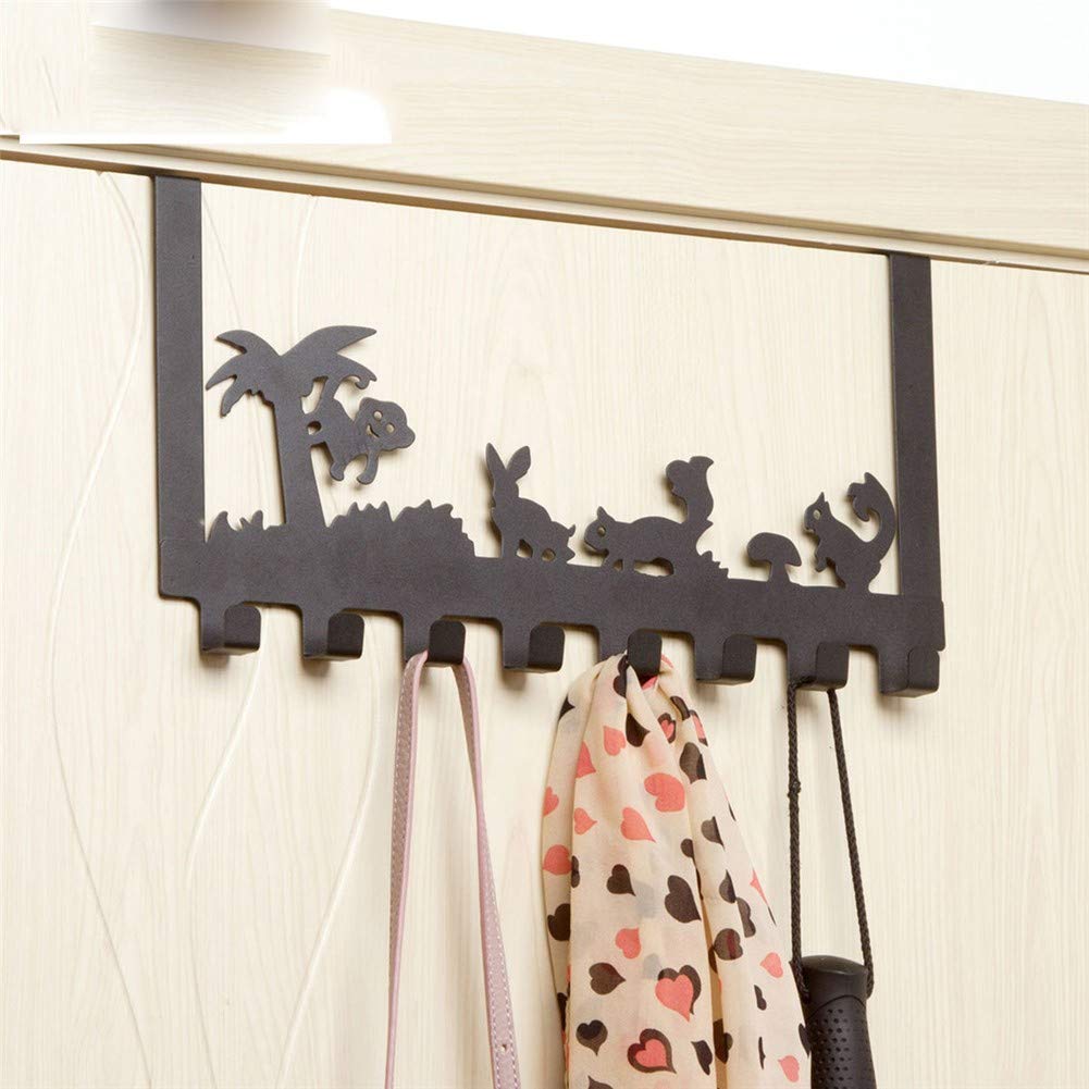 5 Haken Kleideraufbewahrung SNZTQNZY Aufhänger Schmiedeeisen Haken