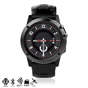 TEKKIWEAR. DMX121BK. Smartwatch Phone H1 Dual Core ...