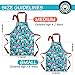 Dinky Dinky - Adjustable Waterproof Kids' Apron with Charming Dog Print - Durable PVC Craft & Cooking Apron for Young Chefs & Artists, Easy to Clean - Unisex Design
