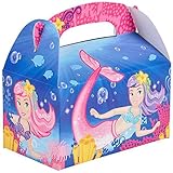Mermaid Party Favor Treat Boxes - 12 ct