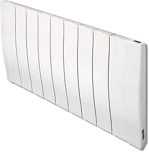 Haverland RC9W | Emisor térmico de alta inercia a fundición de aluminio | 1400 W | Programable 24/7 | Diseño Compacto | Termostato Digital LCD | Uso ...