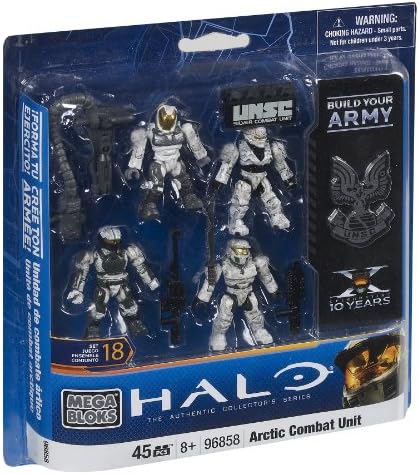 Halo Mega Bloks Arctic Combat Unit Unsc White