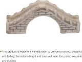 sourcing map Miniature Grey Bridge for Fish Tank Garden Decoration view 4