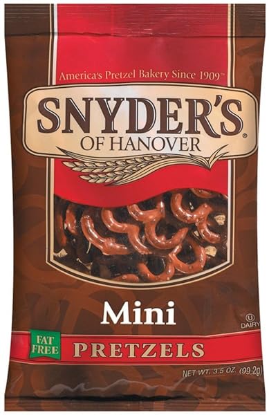 SNYDER’S OF HANOVER MINI-PRETZELS, 3.5 OZ BAG (PACK OF 32)