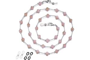 ERNAULO Beaded Glasses Chain for Women Eyeglass Chain Eye Glasses Holders Around Neck Eyeglass Chains for Women