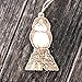 Ornament - Dear Santa All I Want for Christmas is a Porg - Raw Wood 5x3n