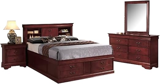 Amazon Com Coaster Louis Philippe Bedroom Set With Queen