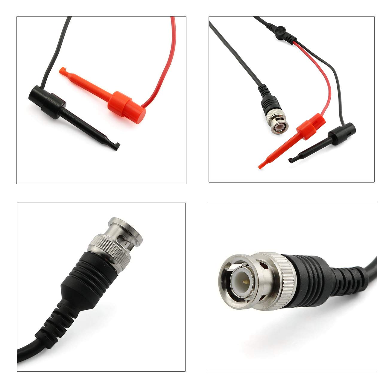 Longdex 1Pack Oscilloscope Accessories BNC Male Plug Q9 Connector to