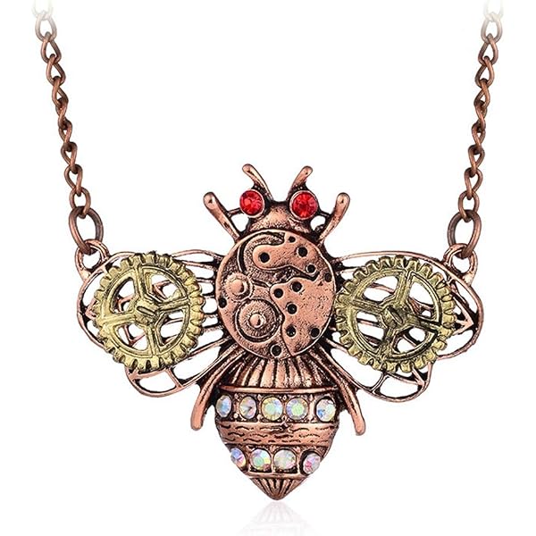 Set Collier & Boucles D'Oreilles Araignée Gothique - Bijoux Horreur Halloween, Style Sombre Avec Pierre Rouge | Pour Costume Fête, Femmes Et Filles