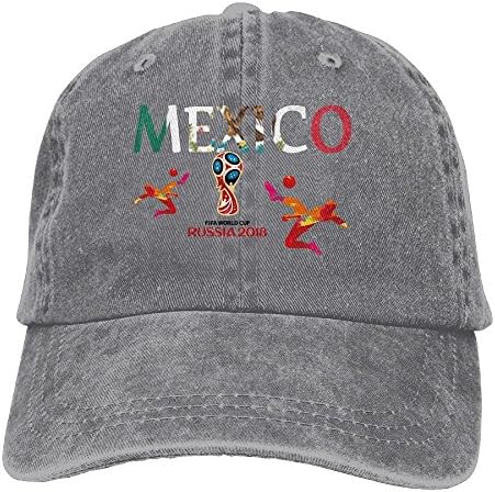 Unisex Mexico Football Cup 2018 World Soccer Cotton Headgear Black