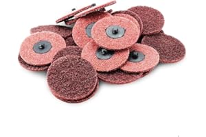 BHA Surface Conditioning Quick Change Discs, 3" Medium Prep Pad - 25 Pack (Red)