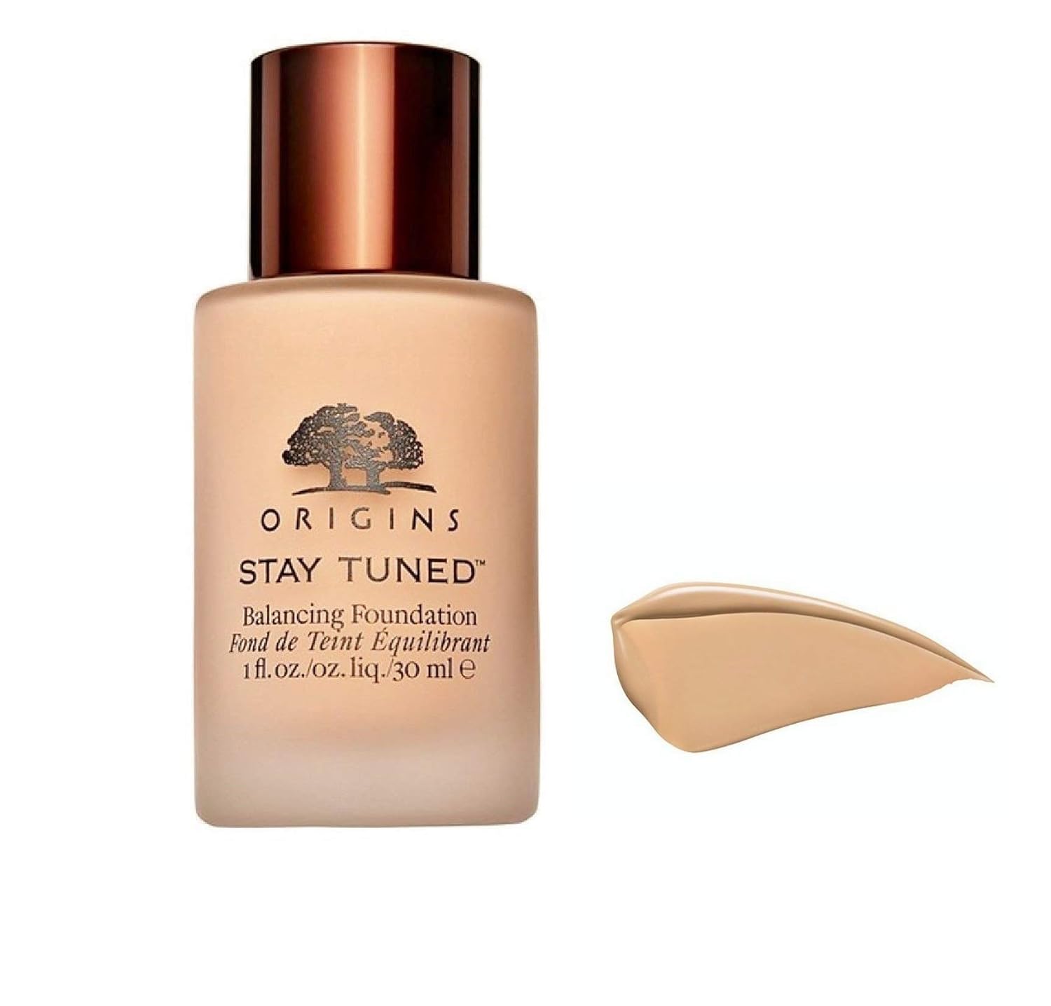Origins Stay Tuned Balancing Face Makeup, Warm Beige, 1 fl oz